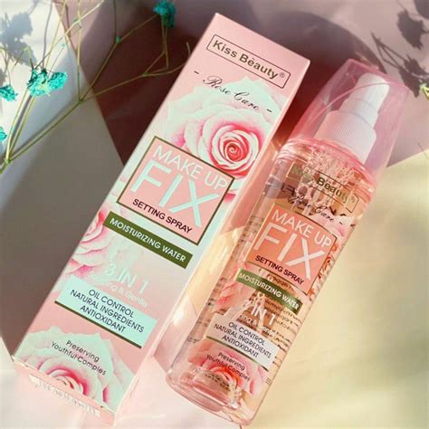 Rose Fix Spray Kiss Beauty Make Up Fix Spray Shopee Malaysia