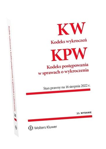 Kodeks Wykrocze Kodeks Post Powania W Sprawach O Wykroczenia