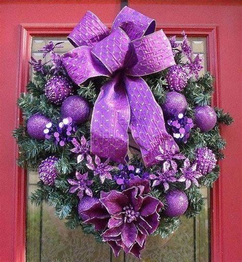 Purple Christmas Wreath 🎅 🎄 🌟 : r/ChristmasDecorating