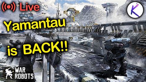 Test Server New Robot Angler Yamantau Map War Robots Gameplay Live