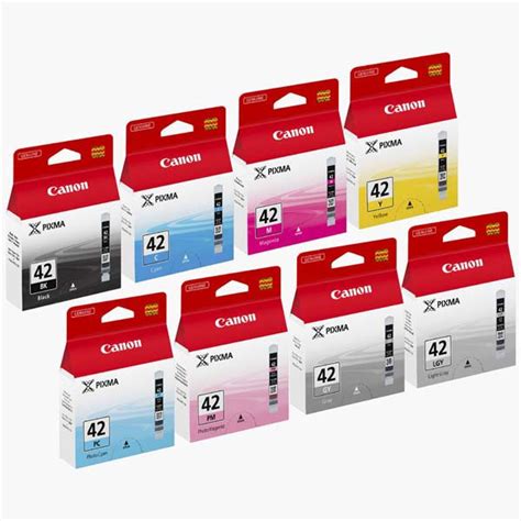 Canon Original Ink Cli 42 8inks Multi Pack Cmyk 6384b010 Canon Pixma