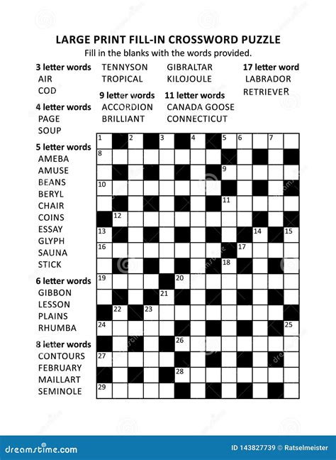 Medium Difficulty Printable Crossword Puzzles Worksheets Learning