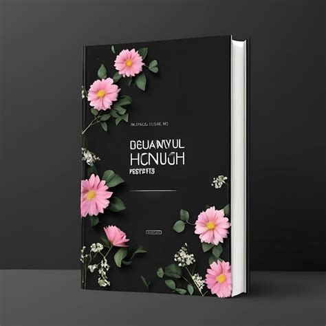 Premium Photo 3d Book Cover Mockup Design Realistic Colorful Image