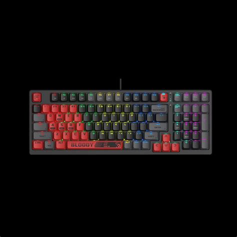 Bloody S Aviator Rgb Mechanical Keyboard Blms Switch Red Switch