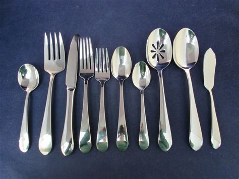 Towle Boston Antique 1810 Stainless Steel 45pc Flatware Set Service