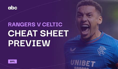 Rangers V Celtic Cheat Sheet And Betting Tips Andys Bet Club