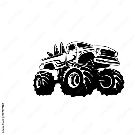 Monster Truck Svg Png Truck Svg Off Road Svg Monster Truck Svg