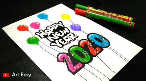 Details 141+ happy new year drawing easy latest - vietkidsiq.edu.vn