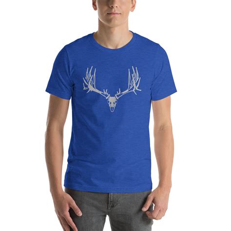 Mule Deer Skull T Shirt Hi 59