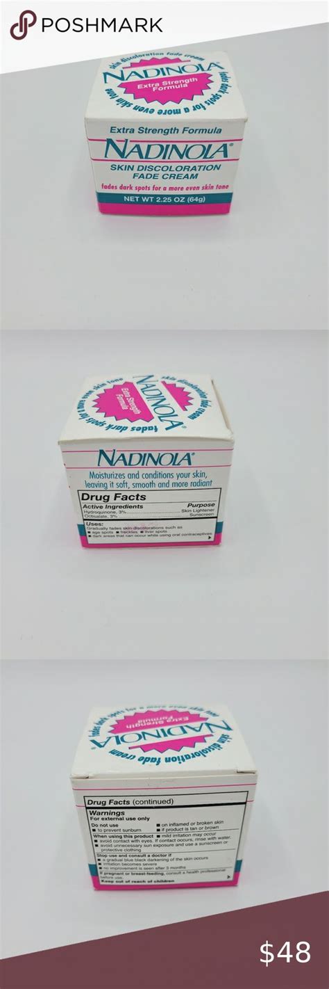 Nadinola Extra strength formula | Even skin tone, Skin discoloration ...