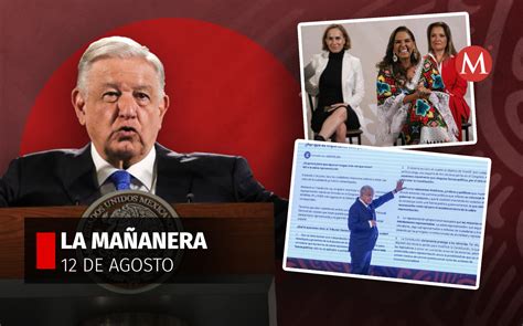 Amlo La Mañanera De Hoy 12 De Agosto 2024 En Vivo Grupo Milenio