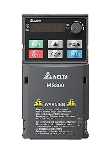 Delta Ms Series Vfd A Ms Ansaa Ac Drive Hp Phase V For