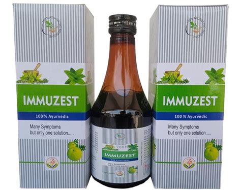 Ayurvedic Immunity Booster Immuzest Packaging Size 200 Ml At ₹ 135 Bottle In Baddi