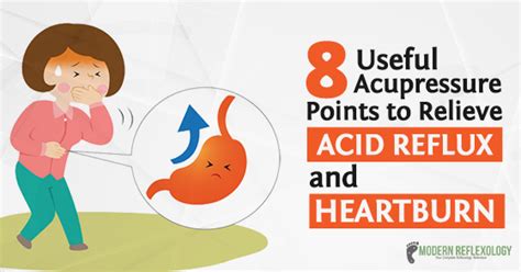 Acupressure Points To Treat Gastric Acid Reflux And Heartburn