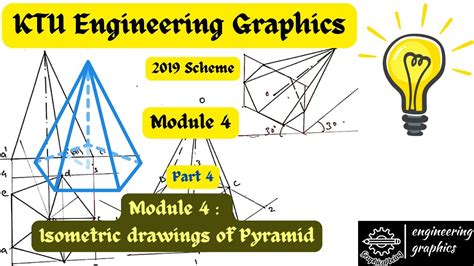 KTU Engineering Graphics Module 4 Part 4 Isometric Drawings Of