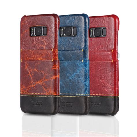 Full Grain Leather Back Cover For Samsung S Genuine Cowhide Phone Case