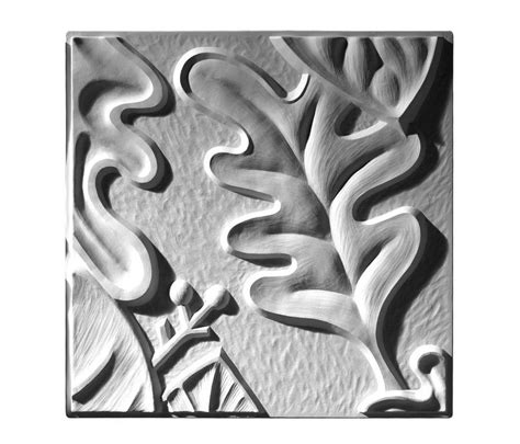 Retro Leaf Panel C Ceiling Tile Architonic