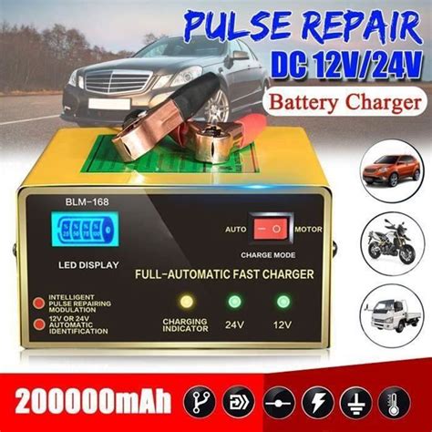 Chargeur De Batterie Ywei Batterie Chargeur Voiture Moto Automatique