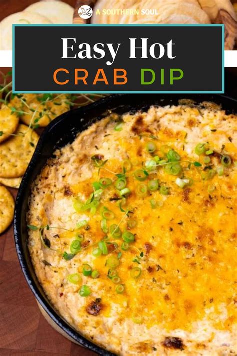 Easy Hot Crab Dip In 2024 Hot Crab Dip Crab Dip Hot Crab Dip Recipe