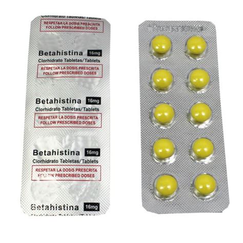 Betahistine Hydrochloride Tablet 16mg GMP Medicine Drug China