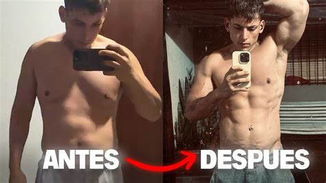 MI CAMBIO FISICO EN 90 DIAS DE GORDO A TENER ABDOMINALES YouTube