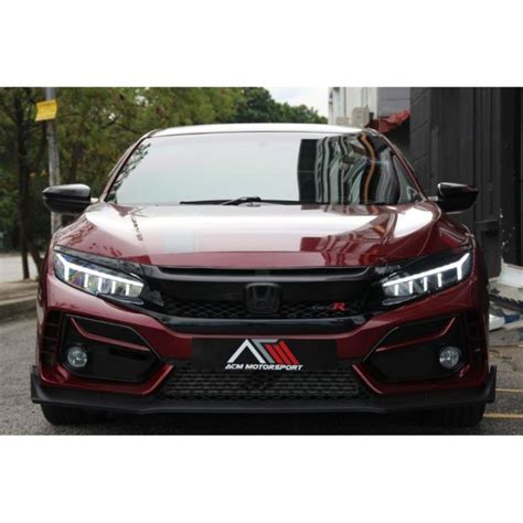 Honda Civic Fc Type R Front Bumper V2 Lazada