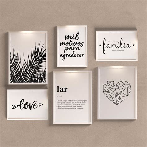 Kit Quadros Decorativos Mil Motivos Elo7 Produtos Especiais