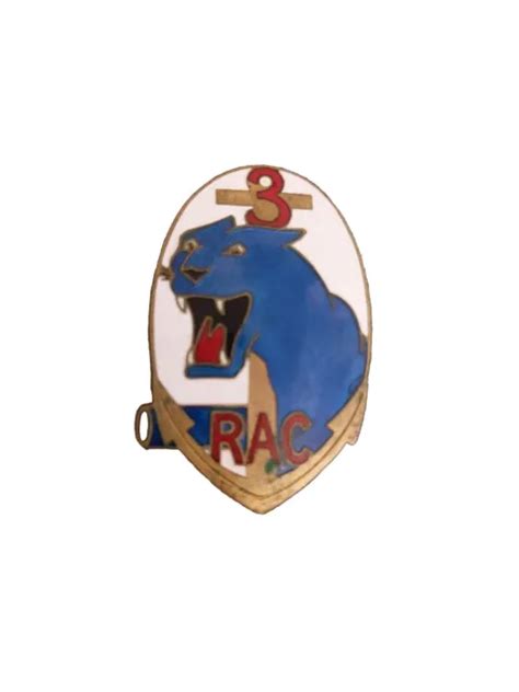 INSIGNE 3 REGIMENT Artillerie Coloniale 3 Rac France 1940