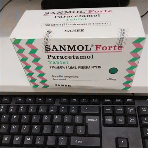 Jual Sanmol Forte Paracetamol Tablet Shopee Indonesia