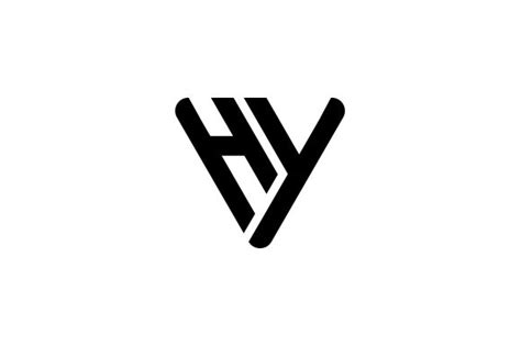 Hy Logo Design Vector Illustration Par Xcoolee · Creative Fabrica