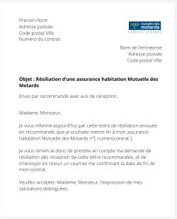 La R Siliation Dune Assurance Logement Mutuelle Des Motards