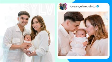 Angeline Quintos Son Gets Baptized