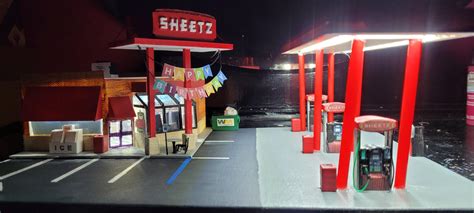 Sheetz Gas Station I Made For My Neice R Dioramas