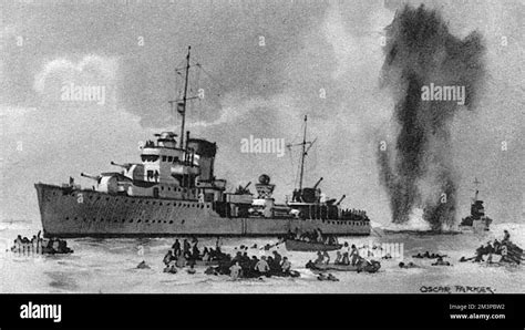 Battle Of Cape Matapan Stock Photo Alamy