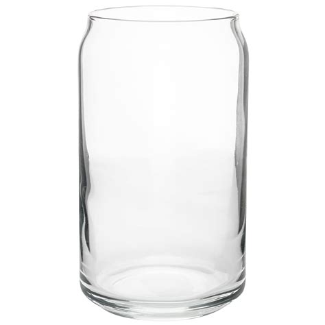 Libbey 209 16 Oz Beer Can Glass Safedge Rim