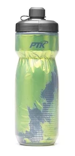 Garrafa Caramanhola Squeeze T Rmica Para Bicicleta Ml Cor Verde