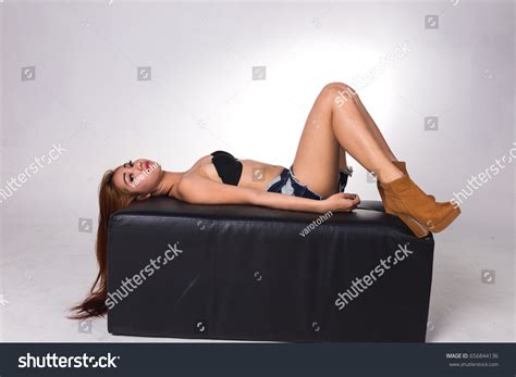 Sexy Asian Woman White Lingerie On Stock Photo Shutterstock