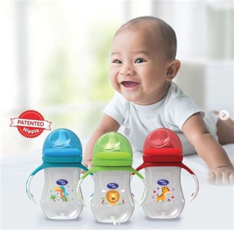 Baby Safe Wn Botol Susu Bayi Wide Neck Dengan Handle Bottle Babysafe