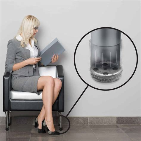 Slipstick CB184 23-29mm Clear Sleeve Felt Floor Protector with Steel Plate