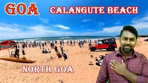 Goa Calangute Beach Situation Update Watersports Shacks Goa Vlog