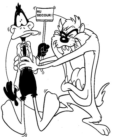 Bugs Bunny And Daffy Duck Coloring Pages