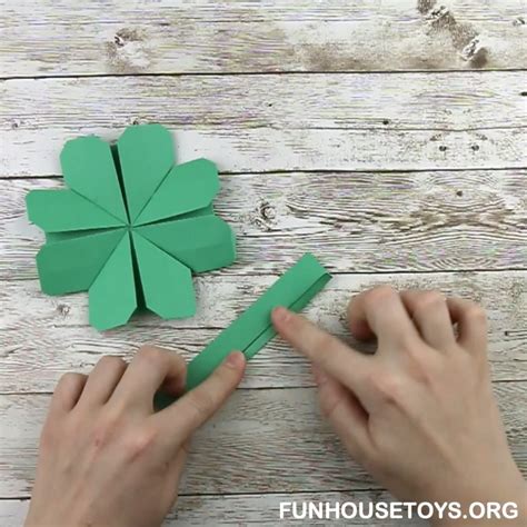 Origami Four Leaf Clover Craft