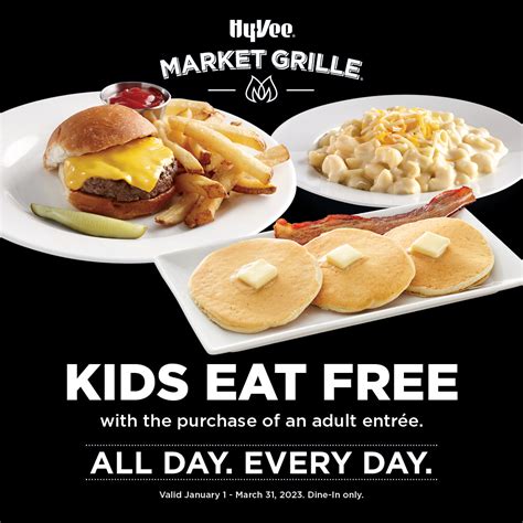 Kids Eat Free Every Day at Hy-Vee Market Grille - Company - Hy-Vee ...