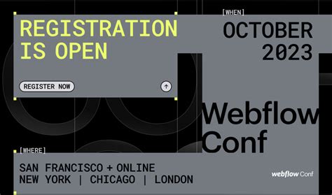 Webflow Conf Registration Is Live Webflow Blog