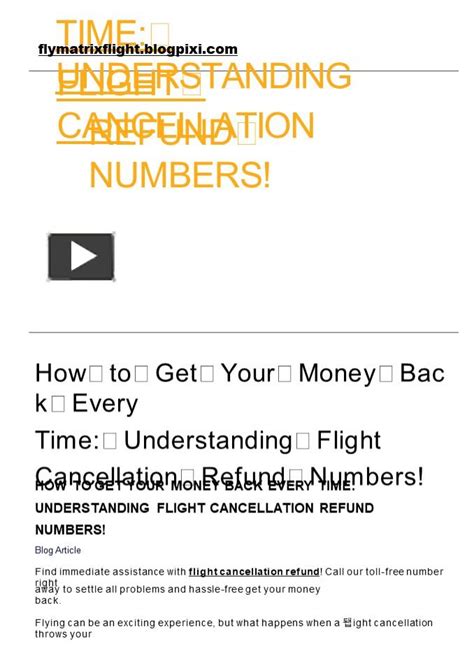 Ppt How To Get Your Money Back Every Time Understanding Flight