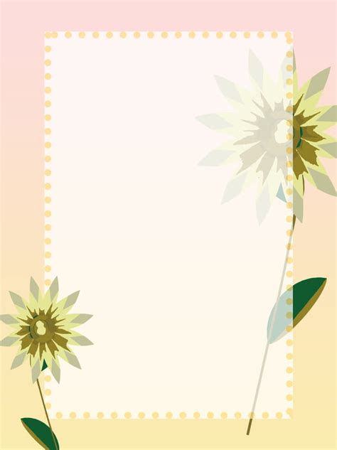 Sunflower Border Background Wallpaper Image For Free Download Pngtree