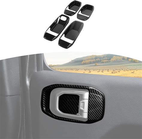 Rt Tcz For Jeep Jl Inner Door Handle Bowl Cover Trim For Jeep Wrangler