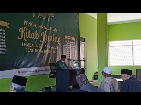 Tahlil Dan Doa Bersama Untuk Rois Syuriah PCNU Kota Bandung YouTube