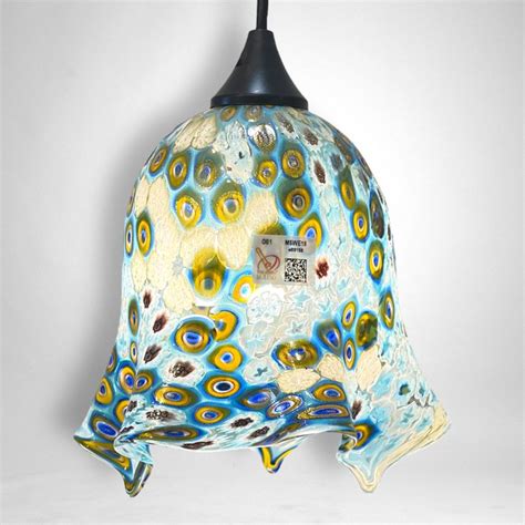 Gabriele Urban Suspension Lampe Bleu Clair Avec Murrine Catawiki