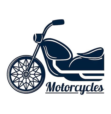 Symbole De V Lo De Moto Avec Illustration Vectorielle De Signe De Logo